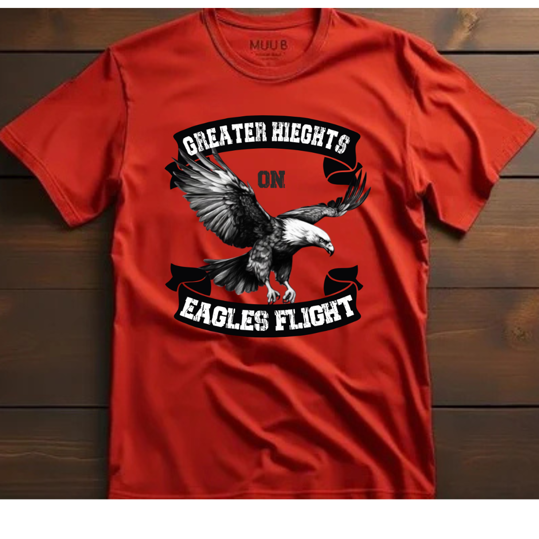 On Eagles Flight Christian T-Shirt - Soaring Faith Apparel