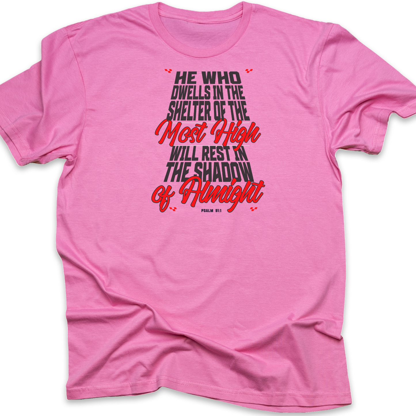 Psalm 91 - Protection Christian T-Shirt for Divine Security