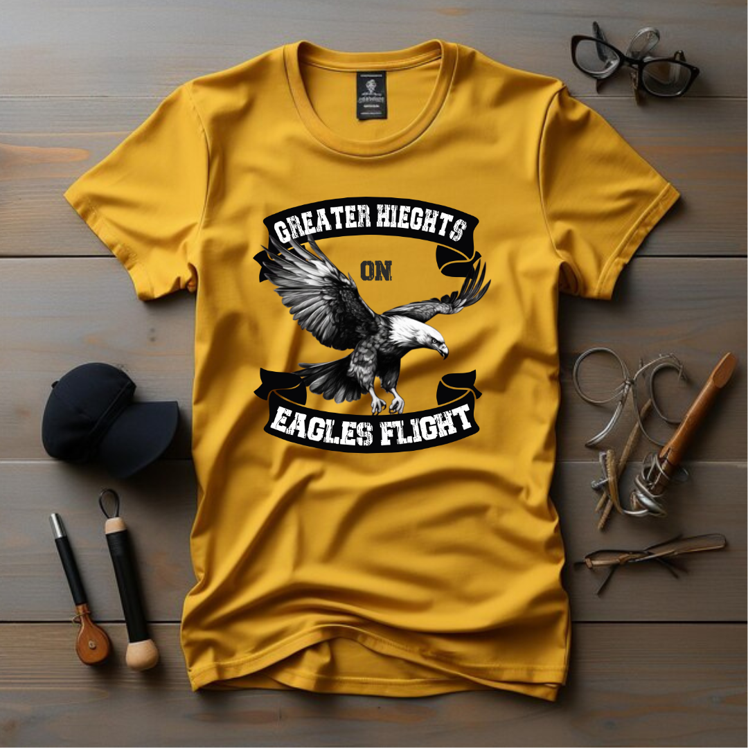 On Eagles Flight Christian T-Shirt - Soaring Faith Apparel