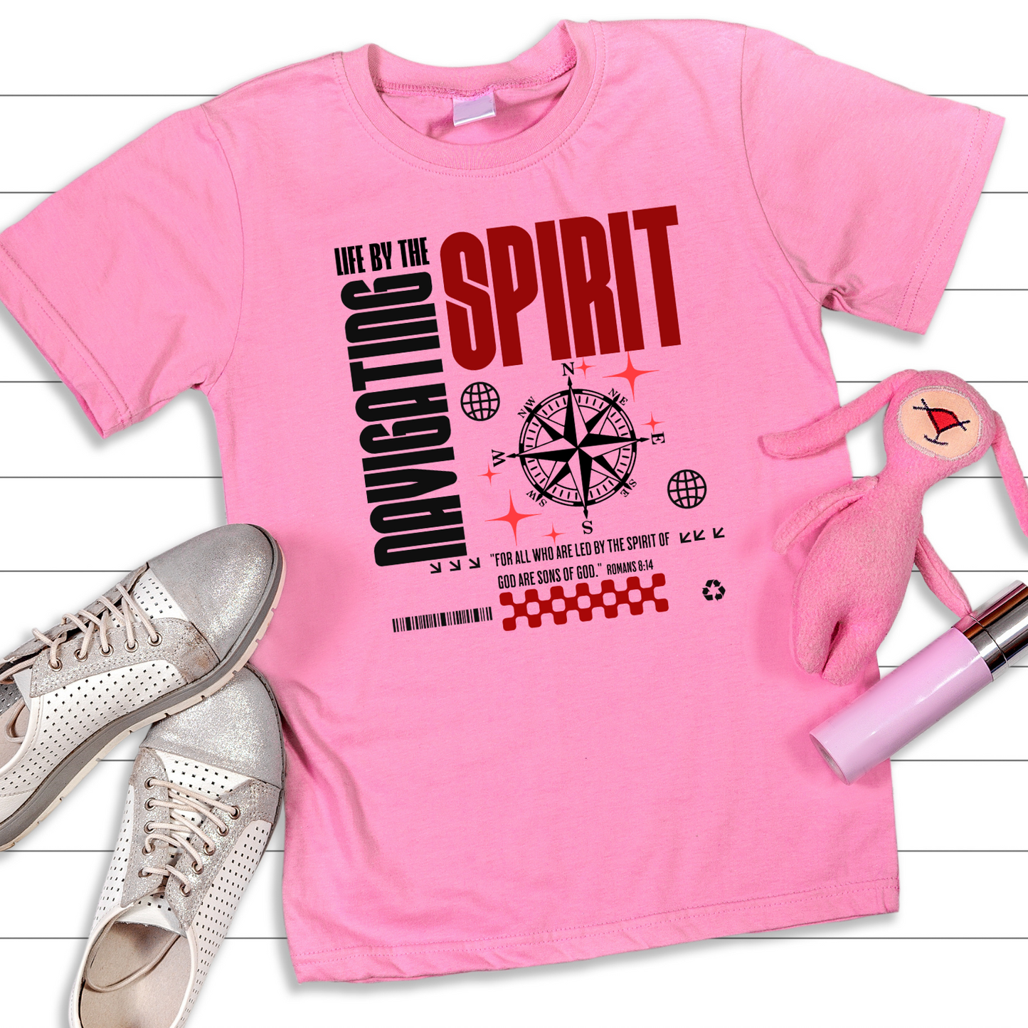Navigate by the Spirit - Christian T-Shirt, Inspirational Apparel