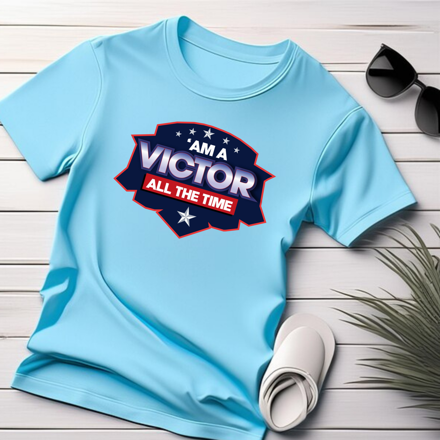 Victor All the Time - Ultimate Victory Christian T-Shirt for Unstoppable Champions