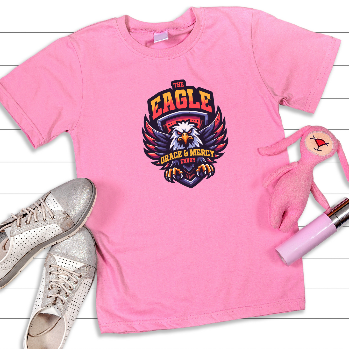 Grace & Mercy Envoy Christian T-Shirt - Faith Ambassador Apparel
