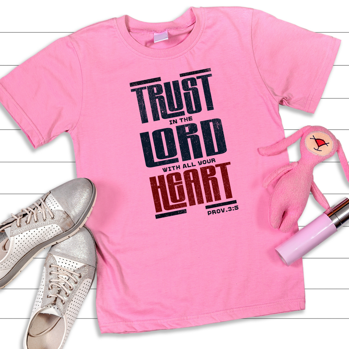 Trust in the Lord Christian T-Shirt - Biblical Faith Apparel