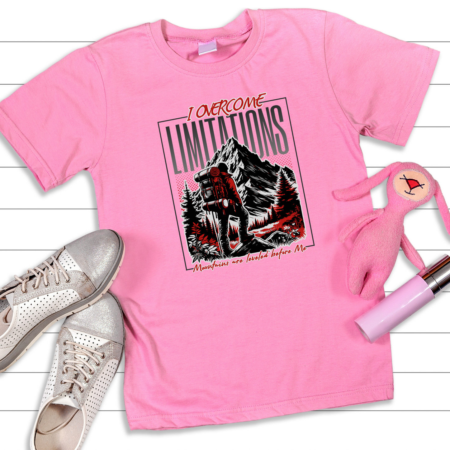 Overcome the Limits - Christian T-Shirt, Inspirational Apparel