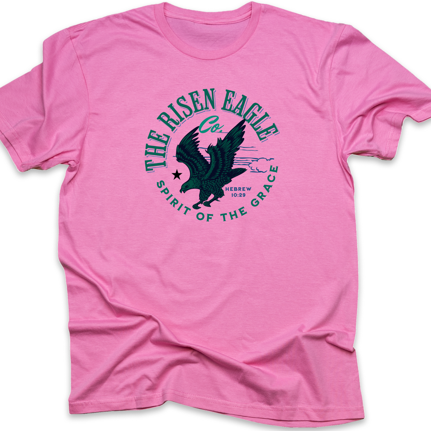Risen Eagle - Soaring Christian T-Shirt for Spiritual Victory