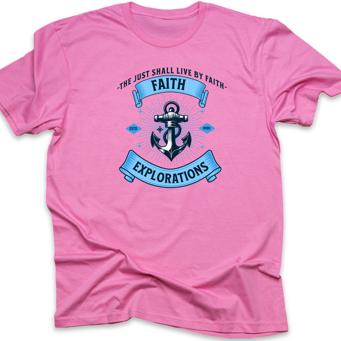 Faith Exploration - Journey Christian T-Shirt for Spiritual Growth