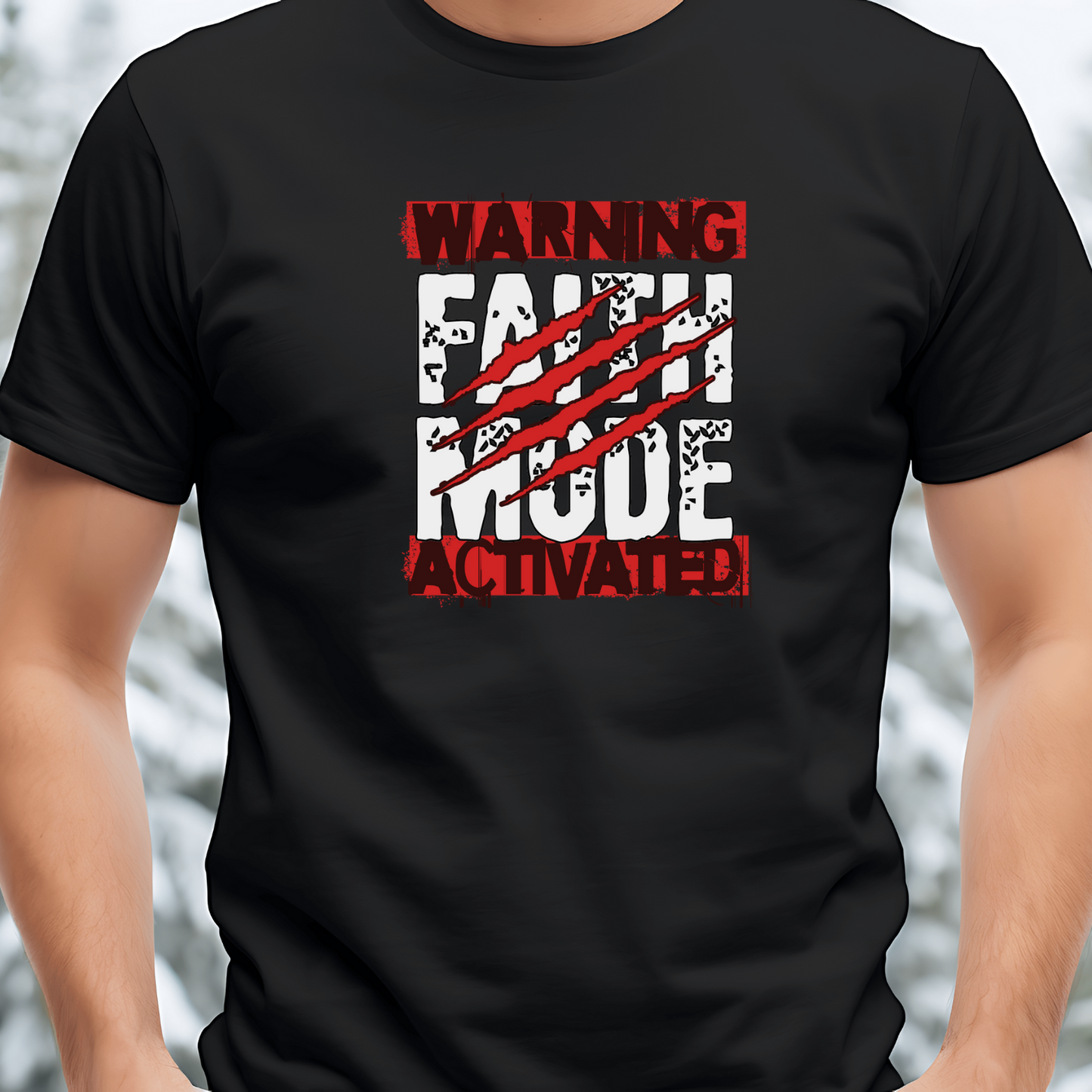 Faith Mode - Activated Christian T-Shirt for Spiritual Power