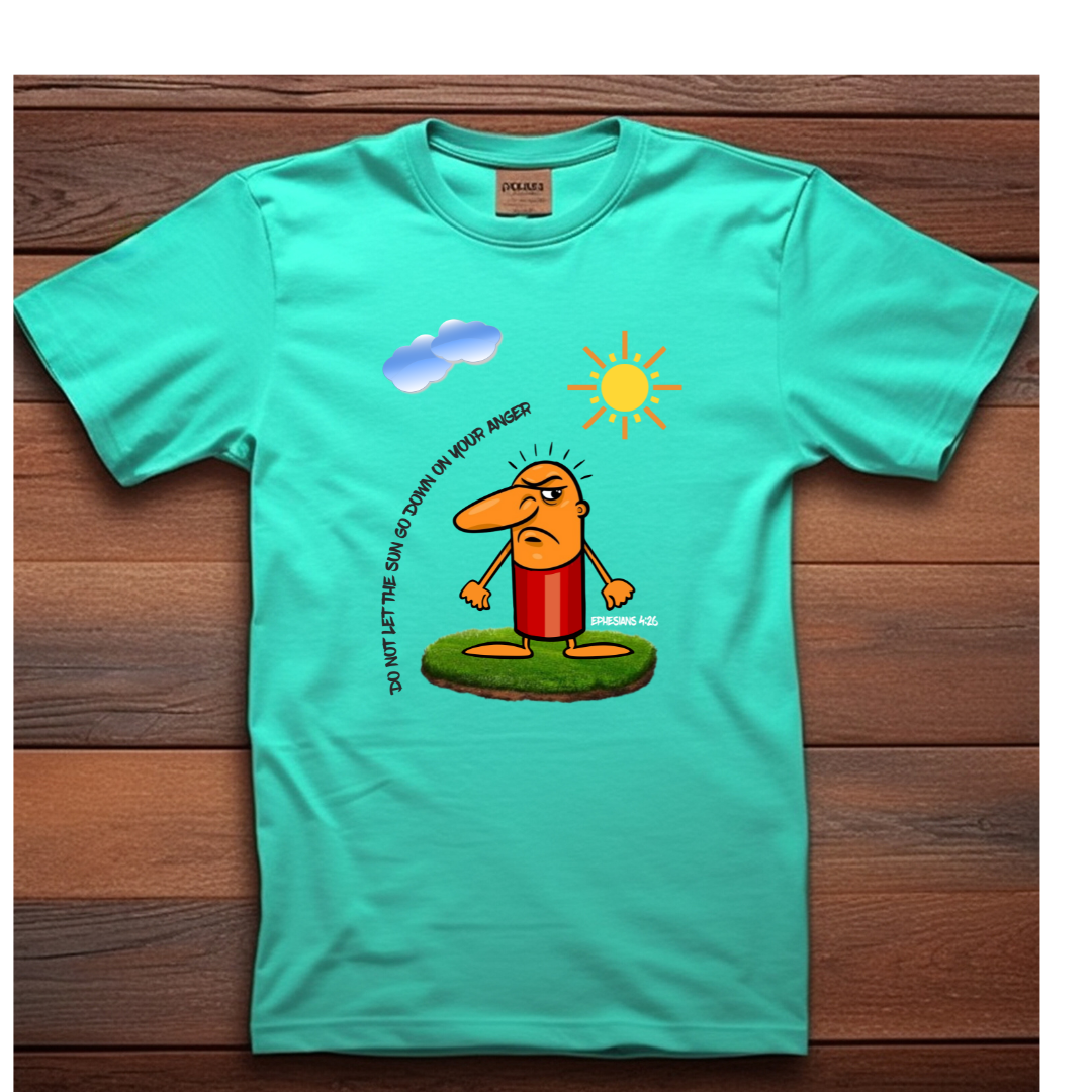 Sunset Christian T-Shirt - God's Glory Inspirational Apparel