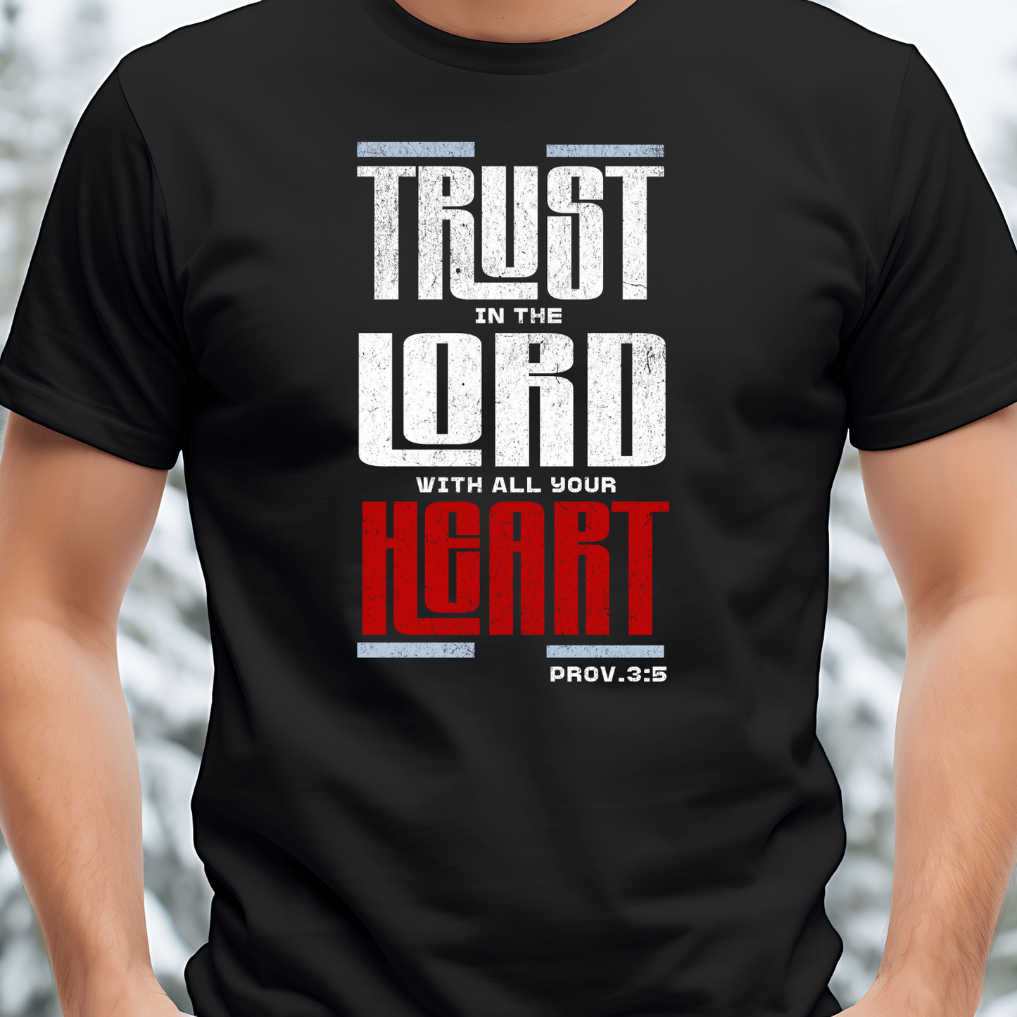 Trust in the Lord Christian T-Shirt - Biblical Faith Apparel