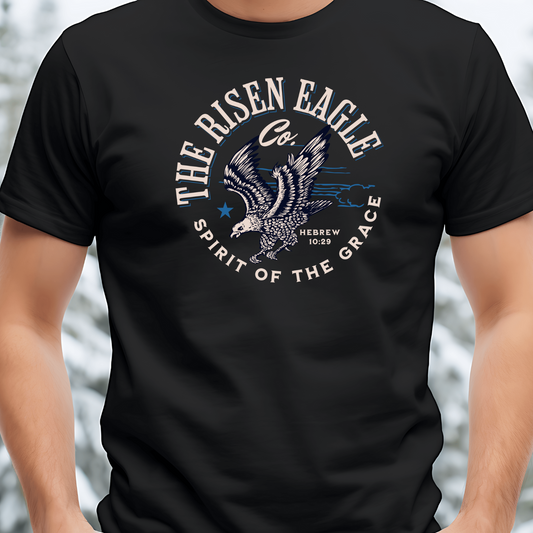Risen Eagle - Soaring Christian T-Shirt for Spiritual Victory