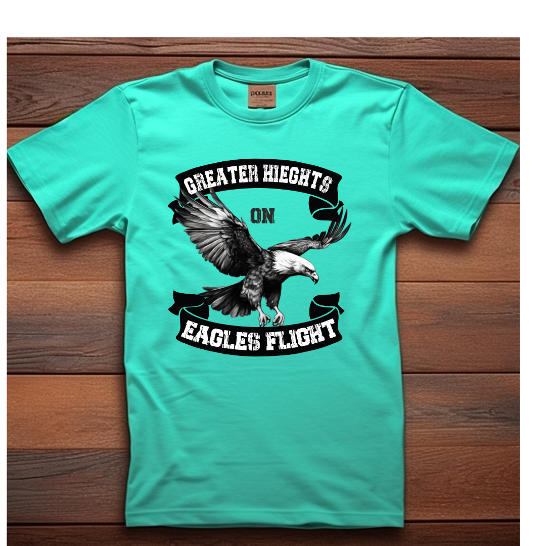 On Eagles Flight Christian T-Shirt - Soaring Faith Apparel