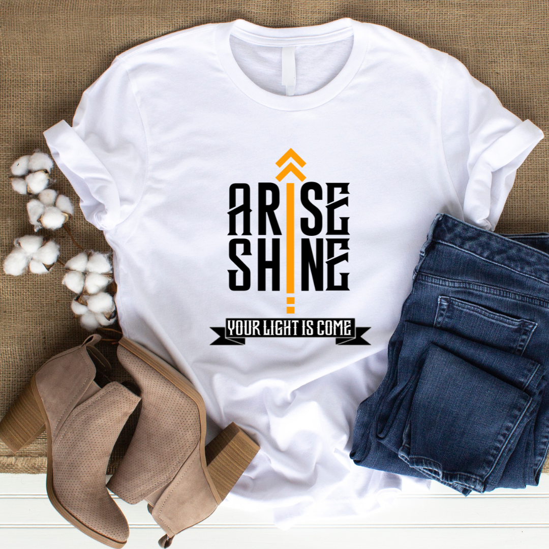 'Arise' Collection β Christian T-Shirts & Inspirational Unisex Apparel - White | Kelhouse store