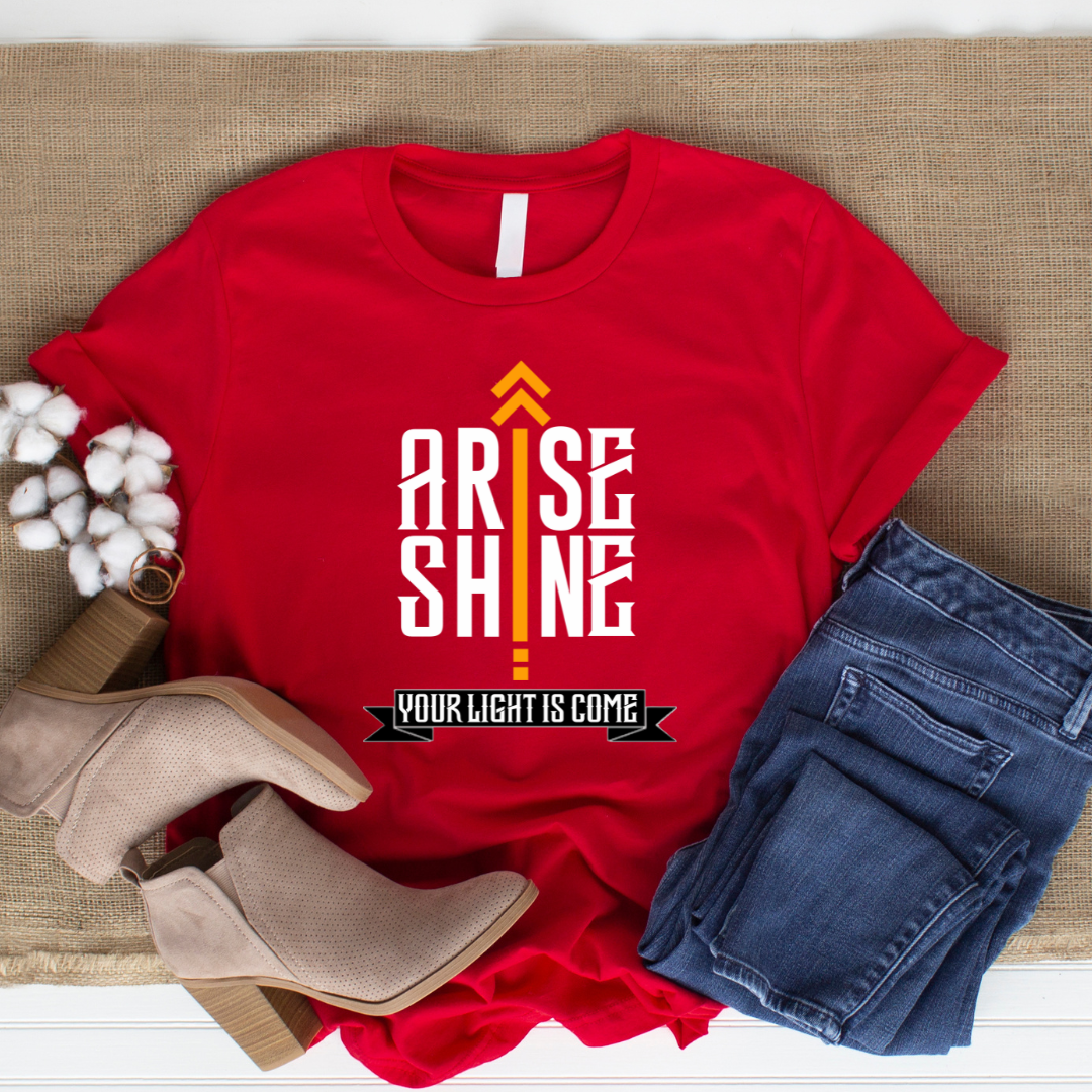 'Arise' Collection β Christian T-Shirts & Inspirational Unisex Apparel - Red| Kelhouse store
