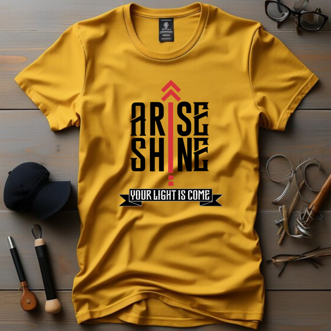 'Arise' Collection β Christian T-Shirts & Inspirational Unisex Apparel - Yellow | Kelhouse store