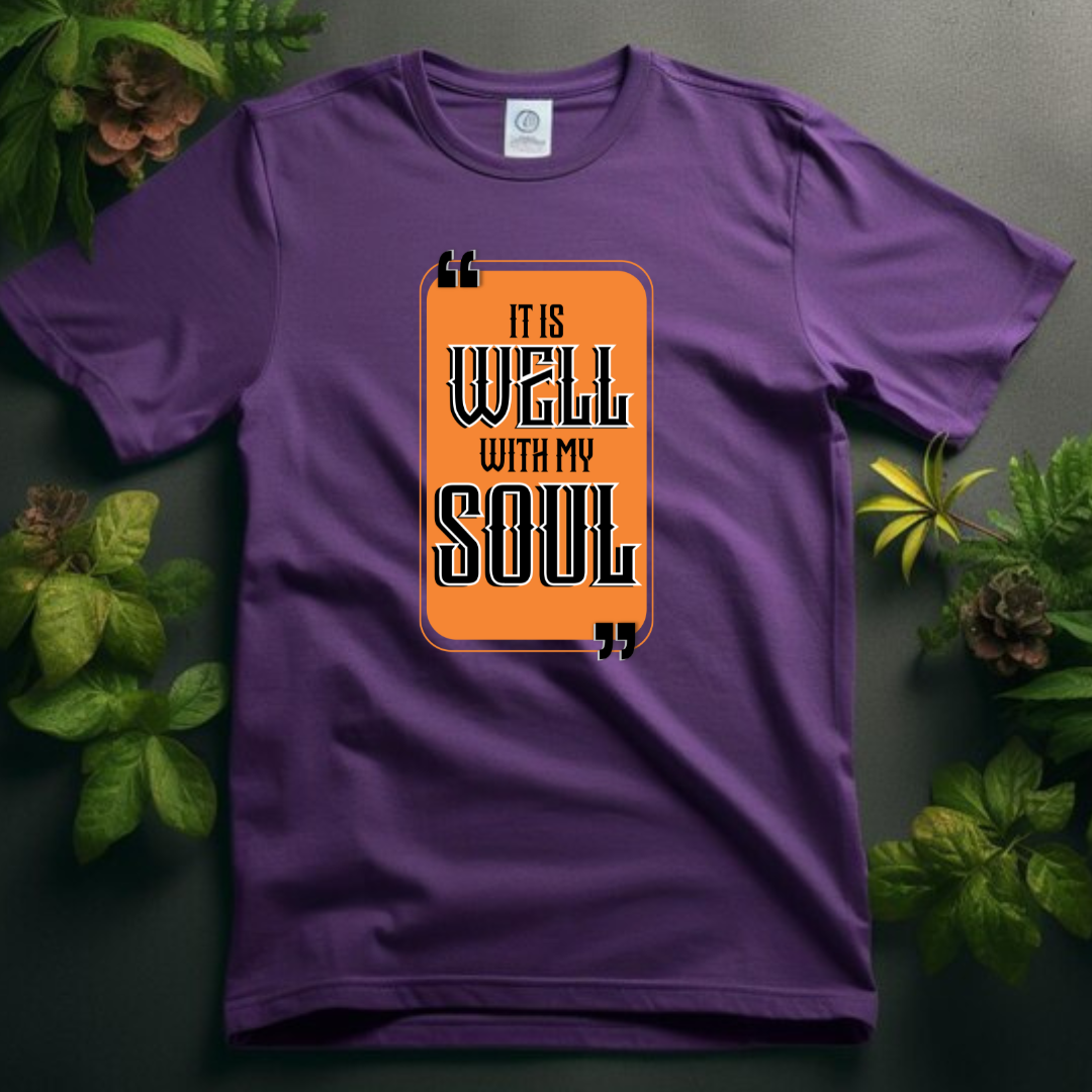 It is Well Christian T-Shirt - Peace Declaration Faith Apparel