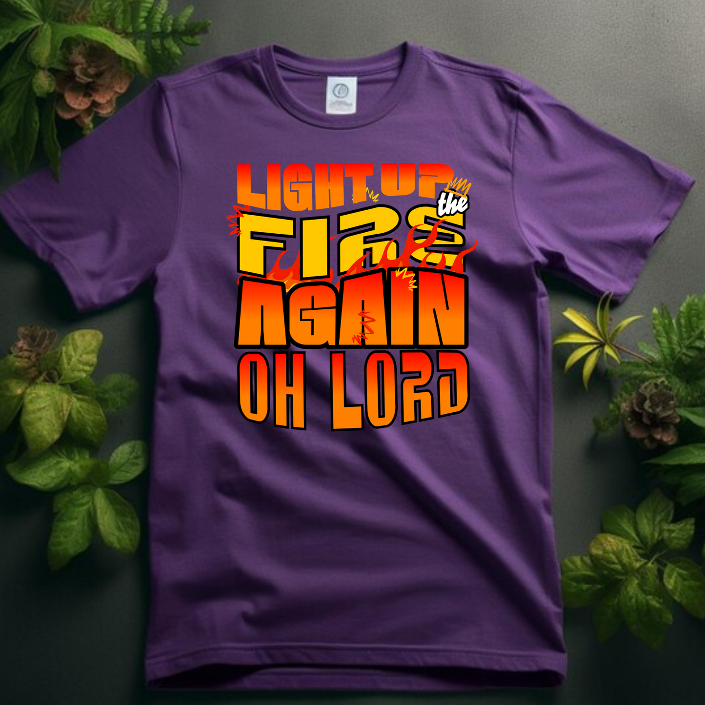Light the Fire - Christian T-Shirt, Inspirational Apparel