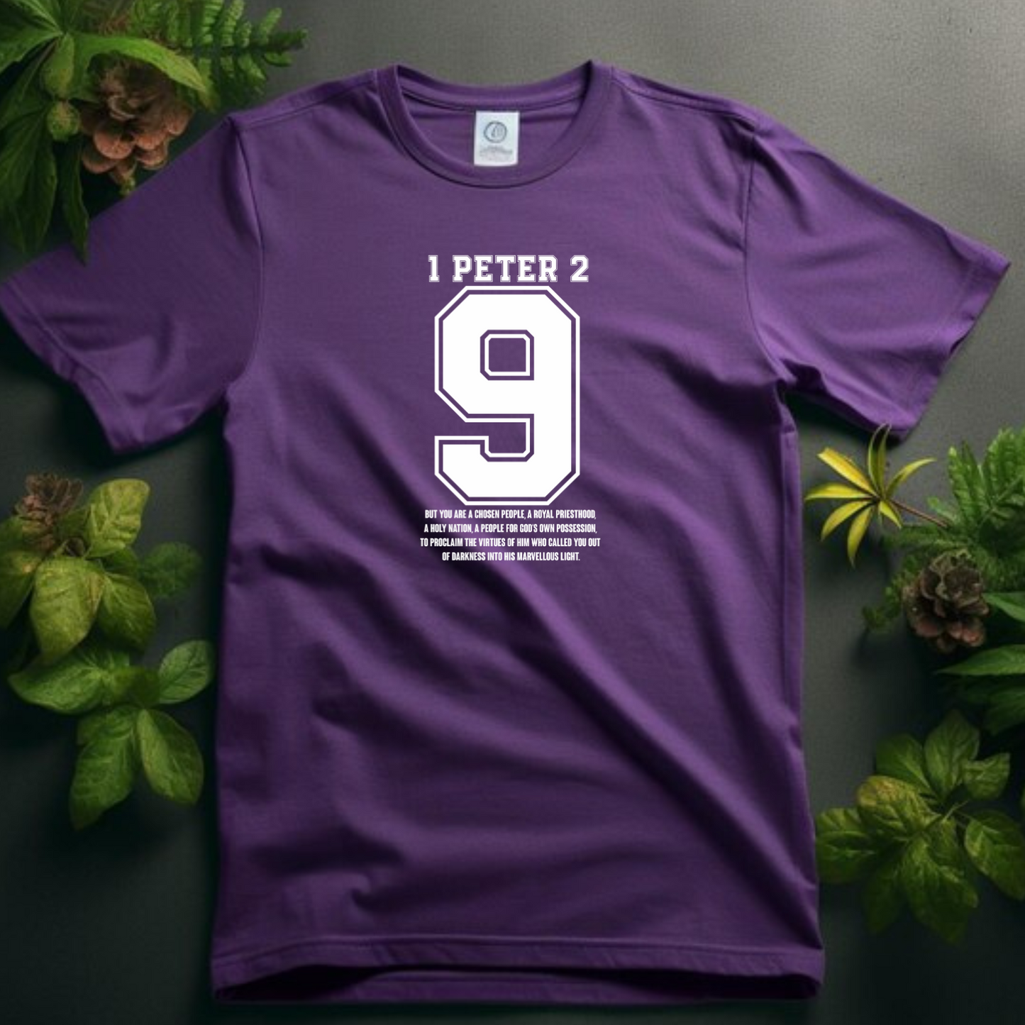 1 Peter 2:9 Christian T-Shirt - Chosen People Biblical Apparel