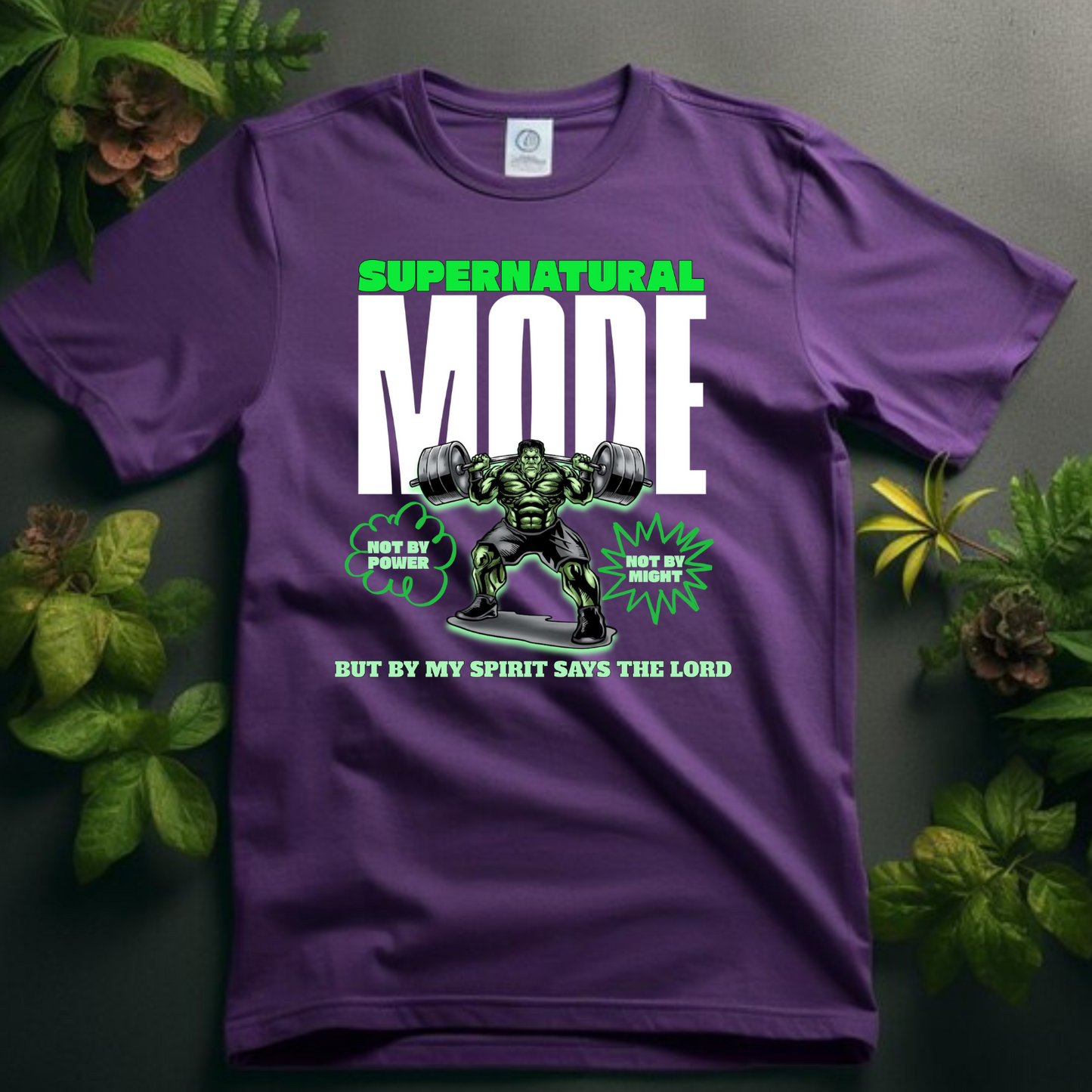 Supernatural Mode, Christian T-Shirts, Inspirational Apparel