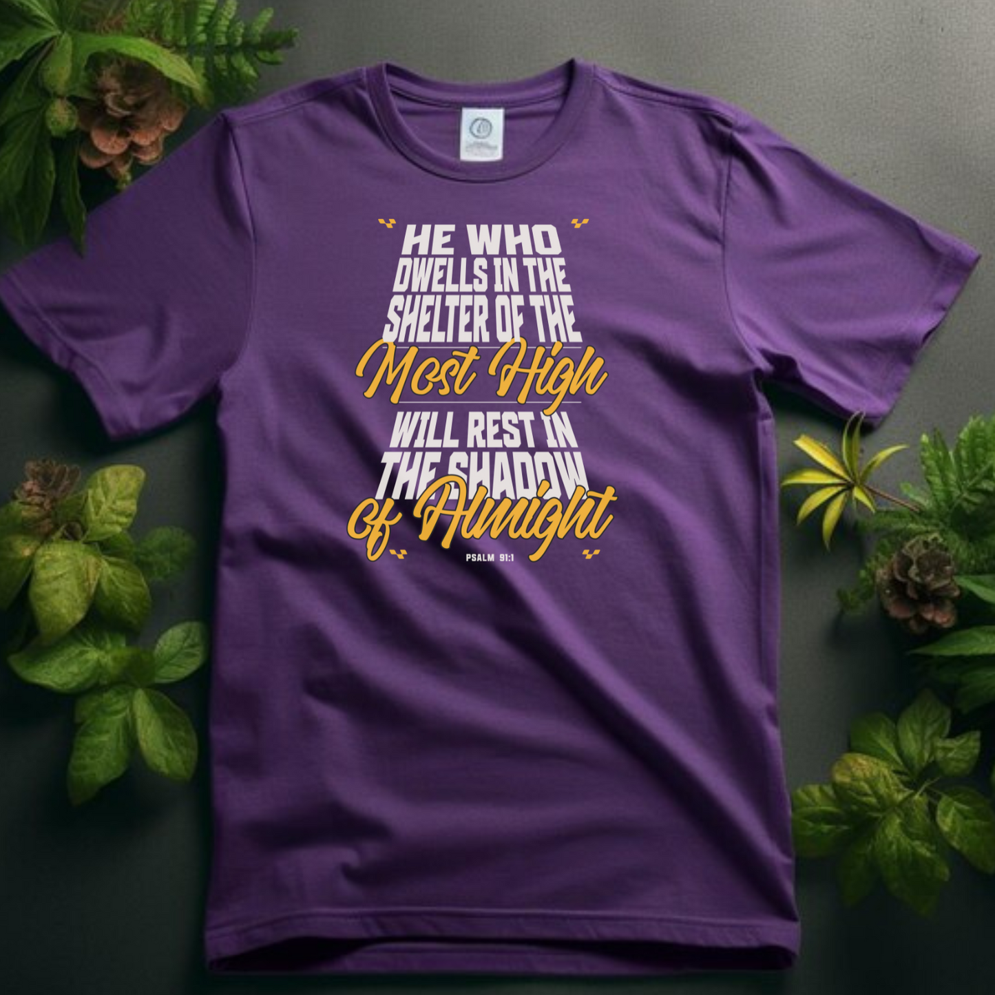 Psalm 91 - Protection Christian T-Shirt for Divine Security