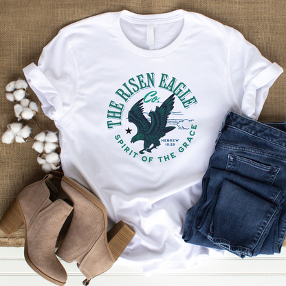 Risen Eagle - Soaring Christian T-Shirt for Spiritual Victory