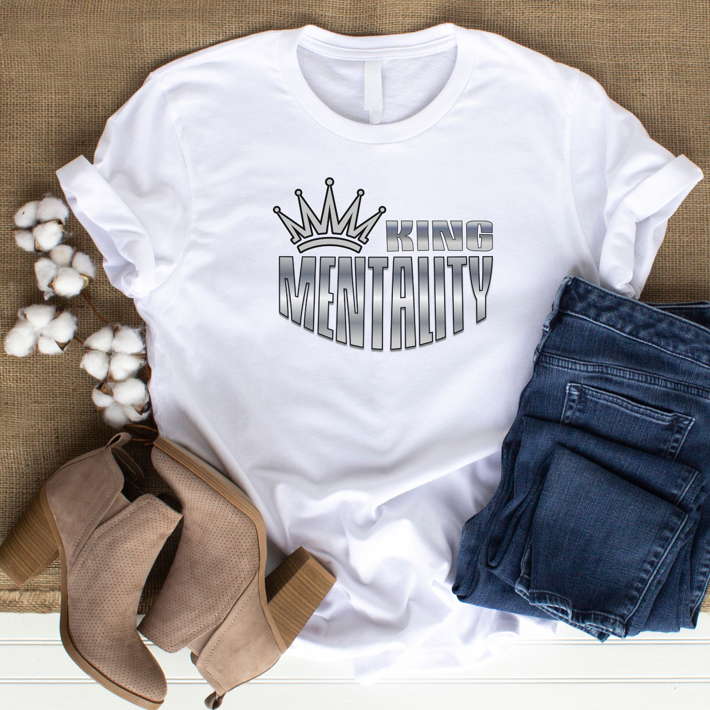 King Mentality - Royal Christian T-Shirt for Kingdom Mindset