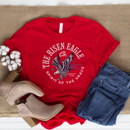 Risen Eagle - Soaring Christian T-Shirt for Spiritual Victory