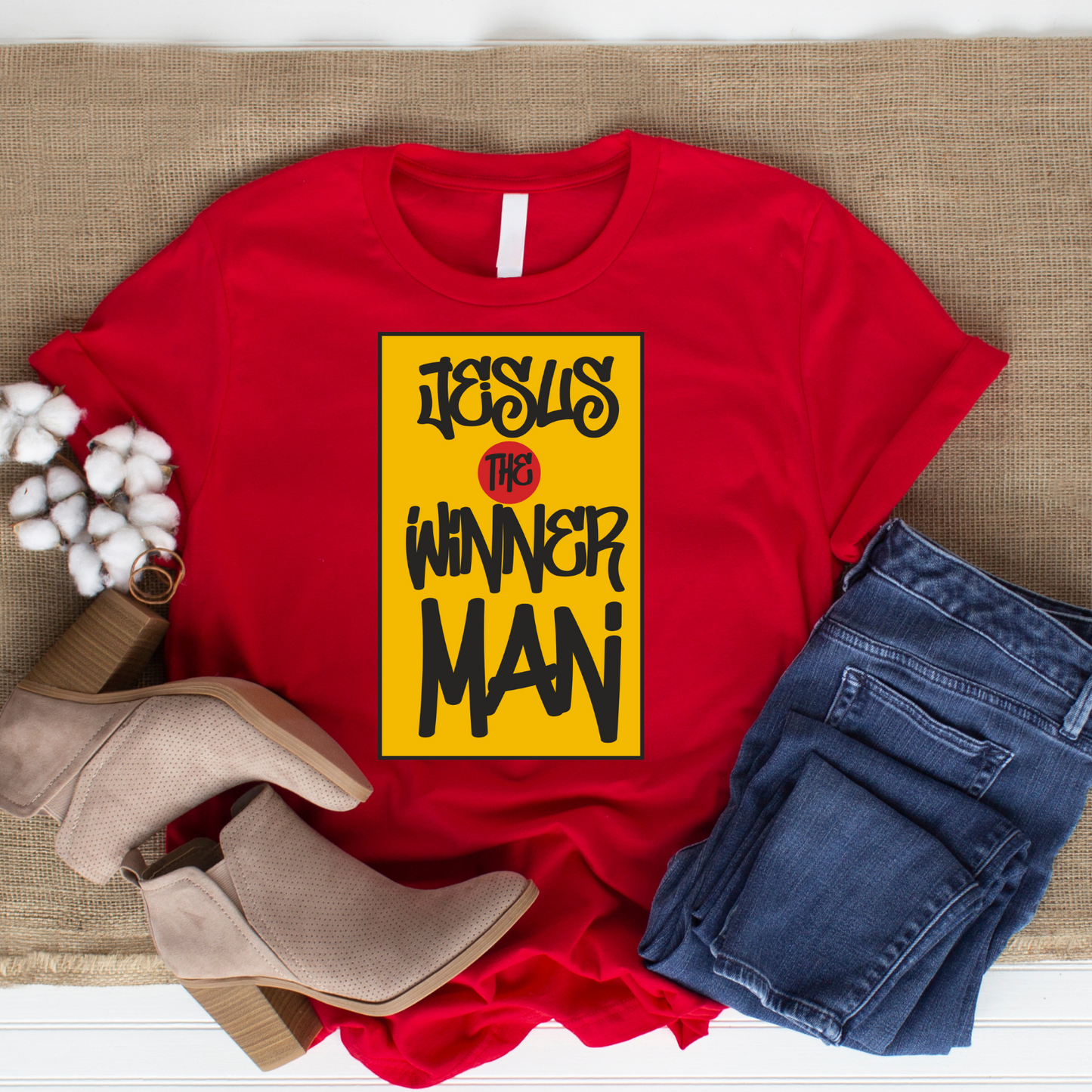 Winner Man Christian T-Shirt - Victory Faith Apparel