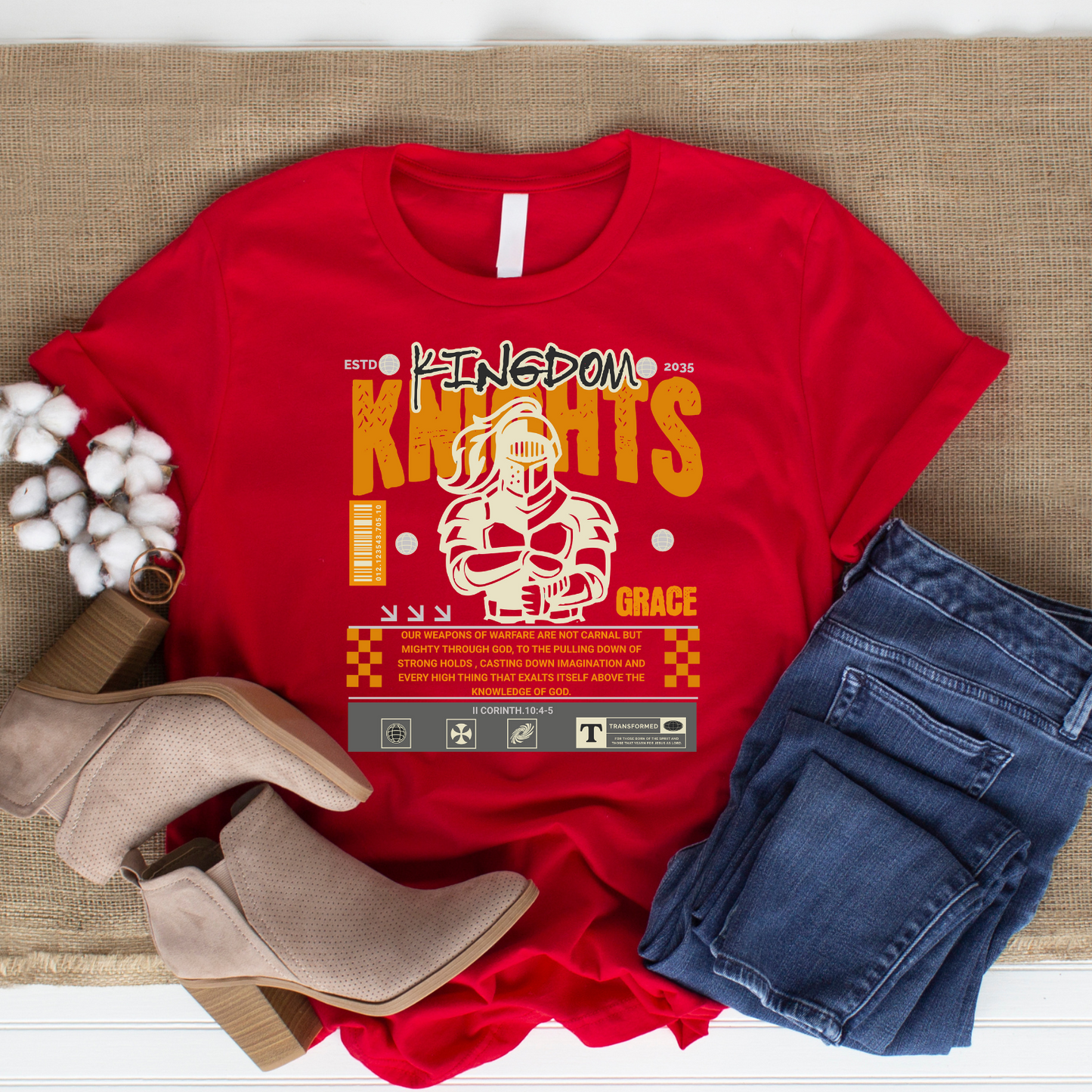 kingdom knights Christian T-Shirts Inspirational Apparel
