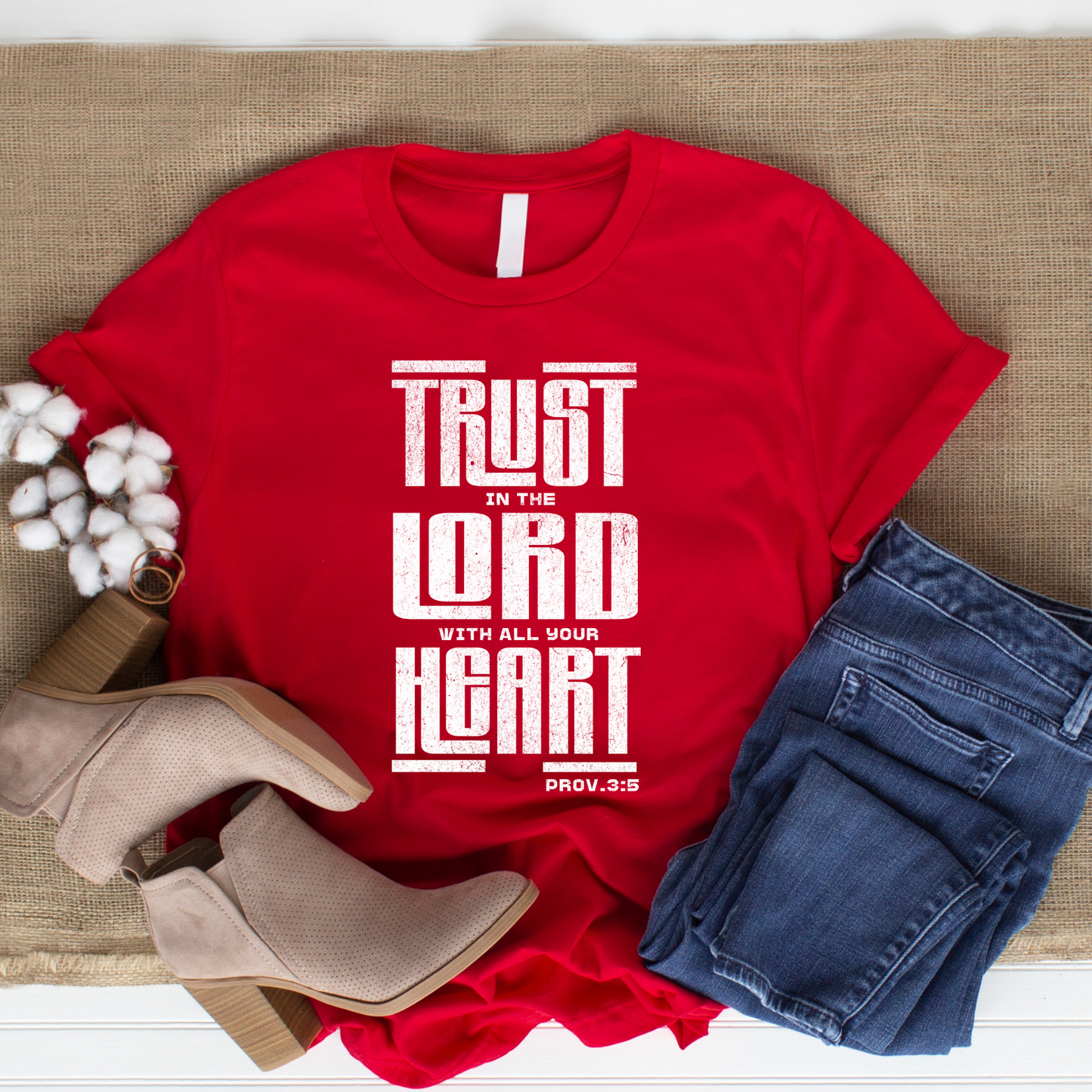 Trust in the Lord Christian T-Shirt - Biblical Faith Apparel