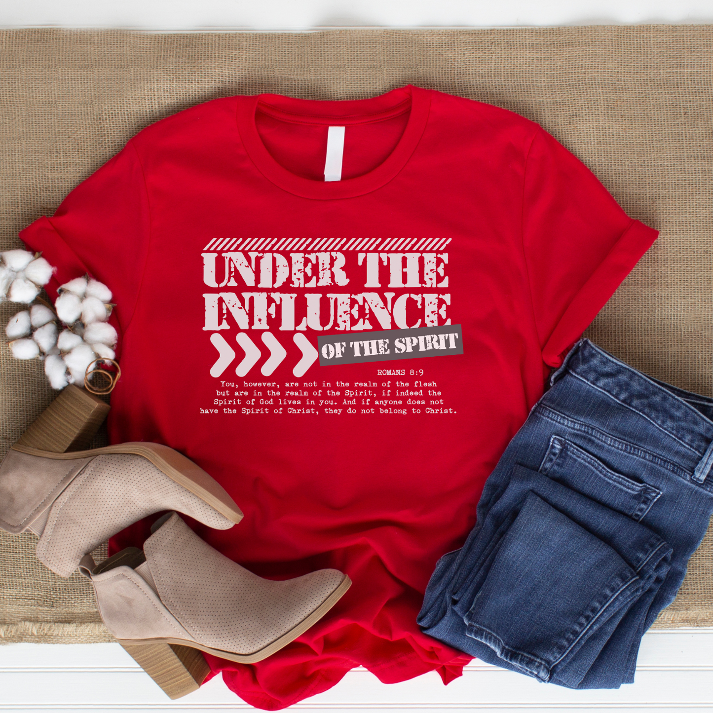 Under the Influence , Christian T Shirts , Inspirrational Apparel