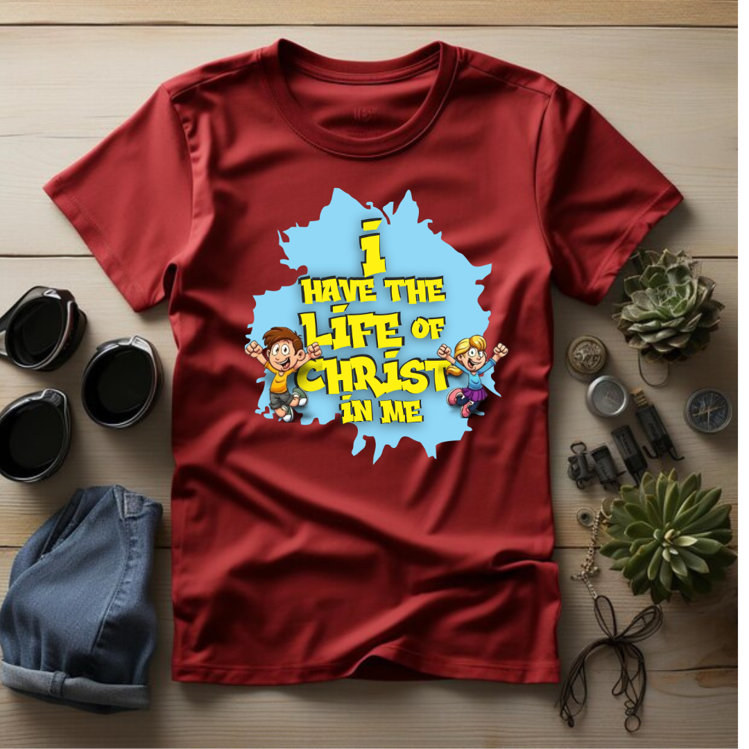 Life in Me Christian T-Shirt - Christ Lives Within Apparel
