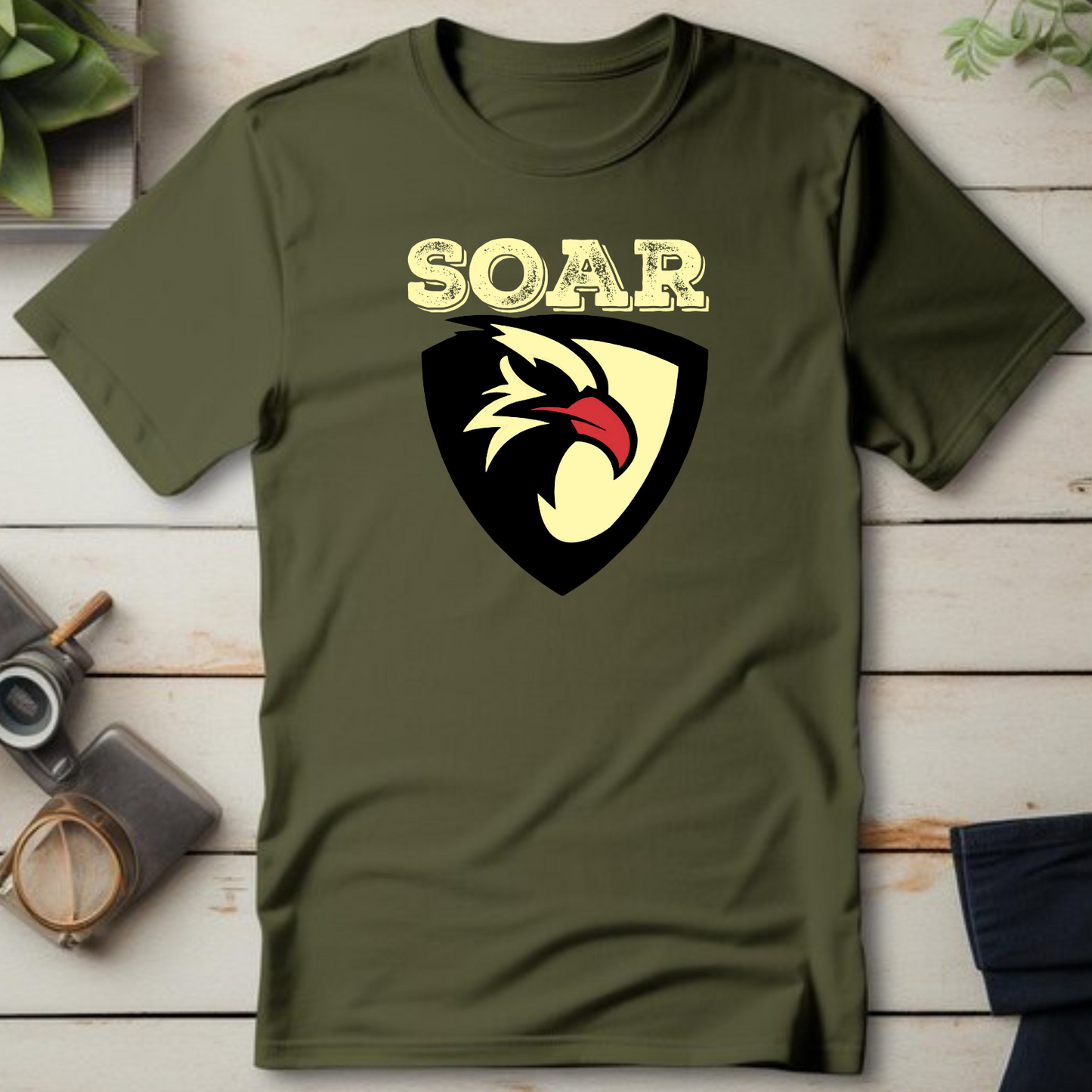 Soar on Wings Like Eagles Christian T-Shirt - Isaiah 40:31 Apparel