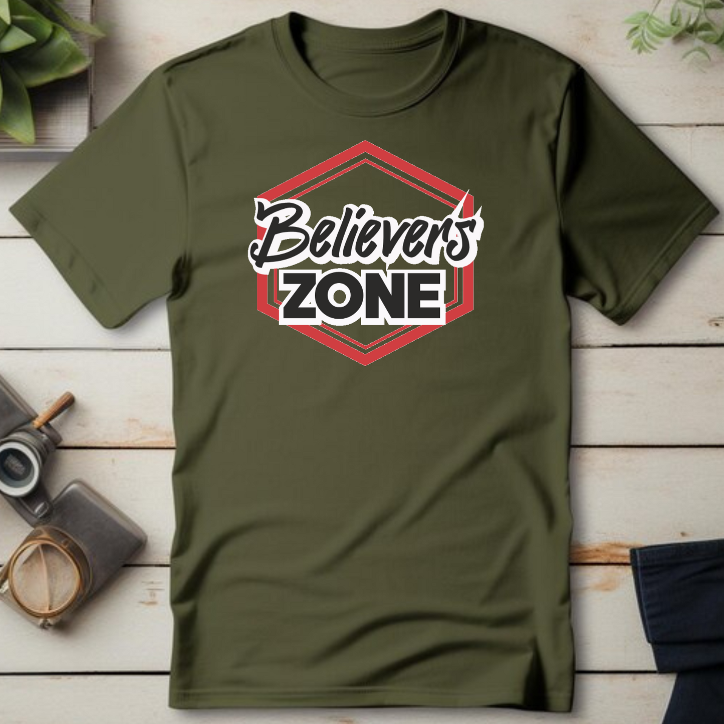 Believers Zone Christian T-Shirt - Faith Community Apparel