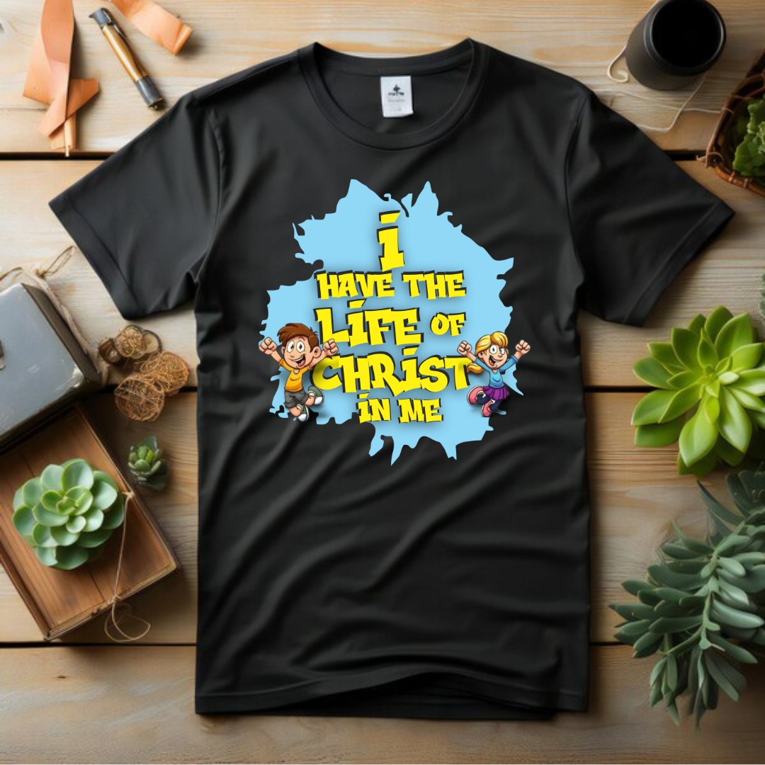 Life in Me Christian T-Shirt - Christ Lives Within Apparel