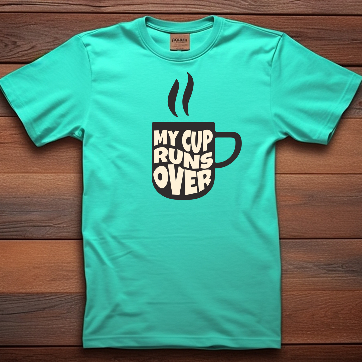 My Cup Runs Over Christian T-Shirt - Psalm 23:5 Abundance Apparel