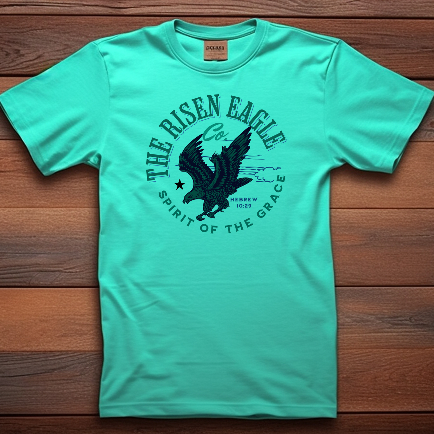 Risen Eagle - Soaring Christian T-Shirt for Spiritual Victory