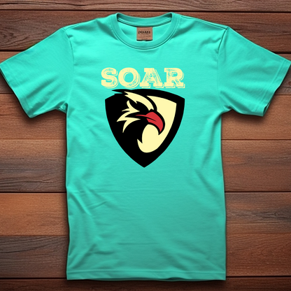 Soar on Wings Like Eagles Christian T-Shirt - Isaiah 40:31 Apparel