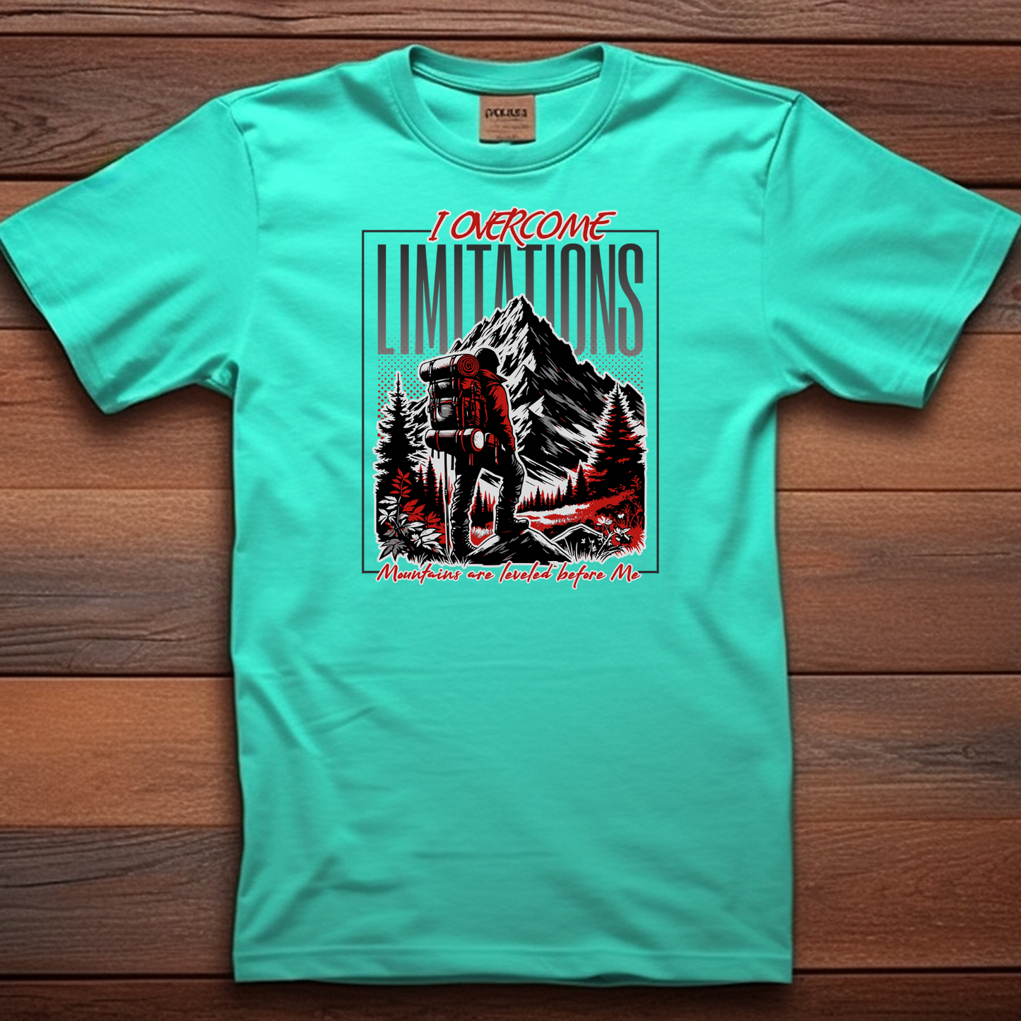 Overcome the Limits - Christian T-Shirt, Inspirational Apparel