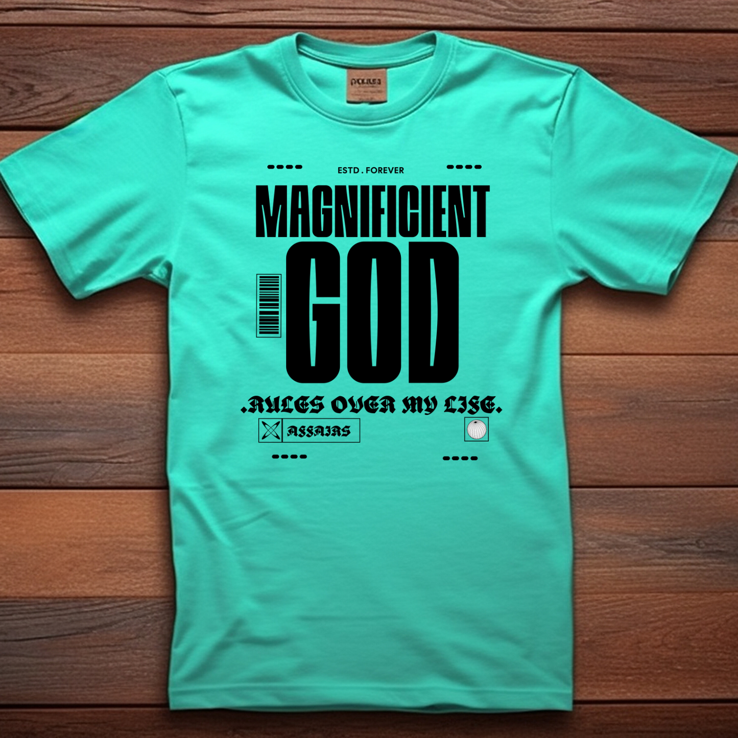 Magnificent - Christian T-Shirt, Inspirational Apparel