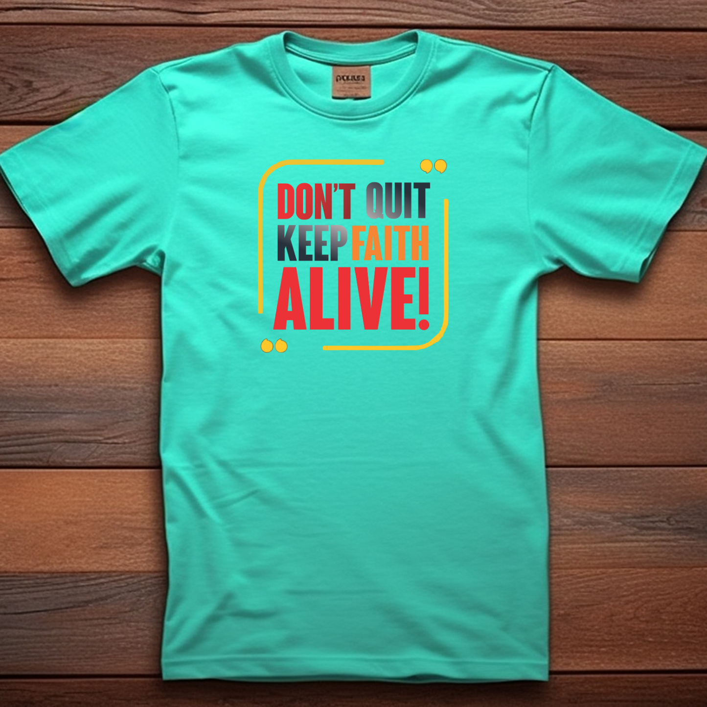 Keep Faith Alive - Ultimate Perseverance Christian T-Shirt for Enduring Warriors