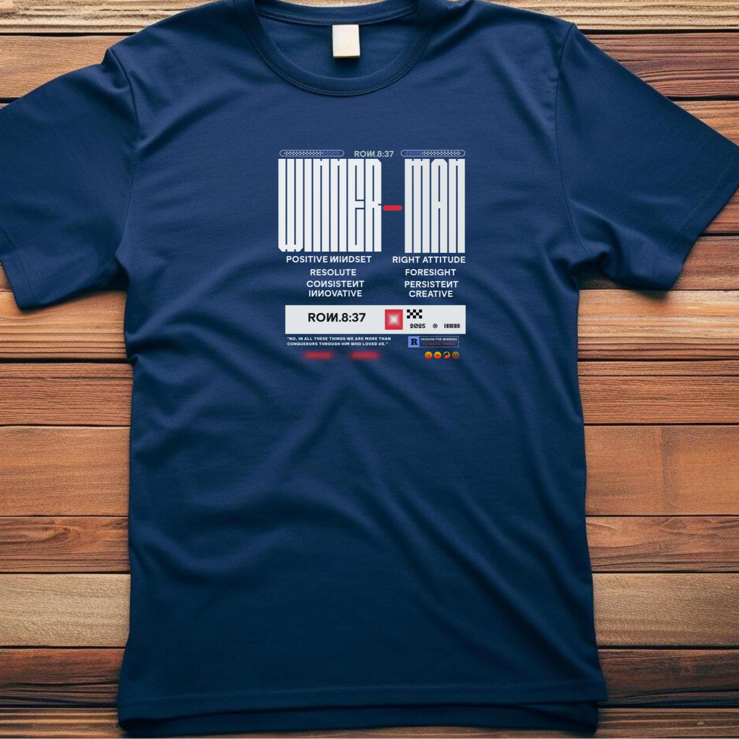 Winner Man - Victory Christian T-Shirt for Champions in Faith