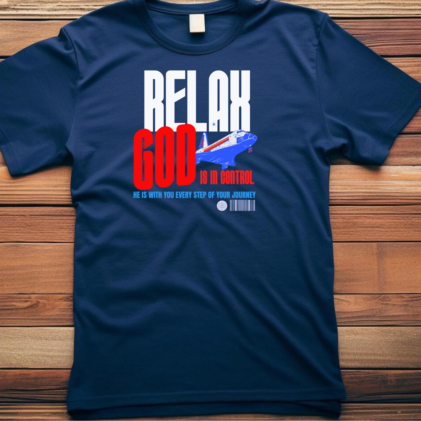 God is in Control Christian T-Shirt - Divine Sovereignty Apparel