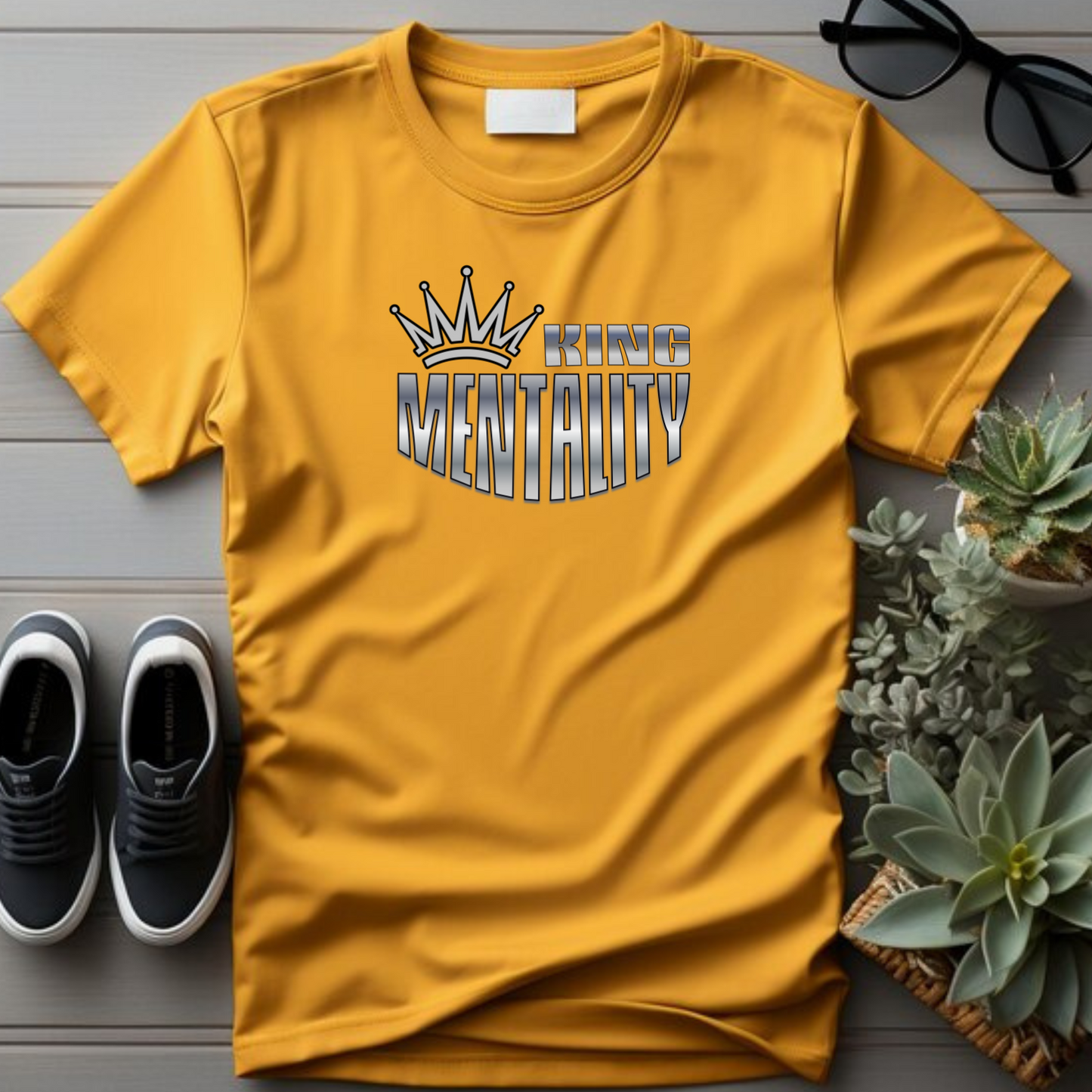 King Mentality - Royal Christian T-Shirt for Kingdom Mindset