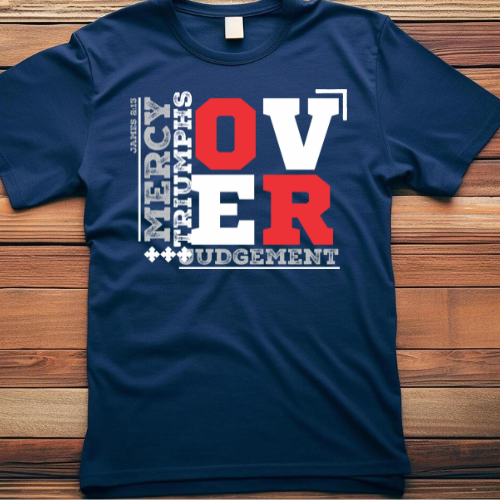 Over Judgment - Christian T-Shirt, Inspirational Apparel
