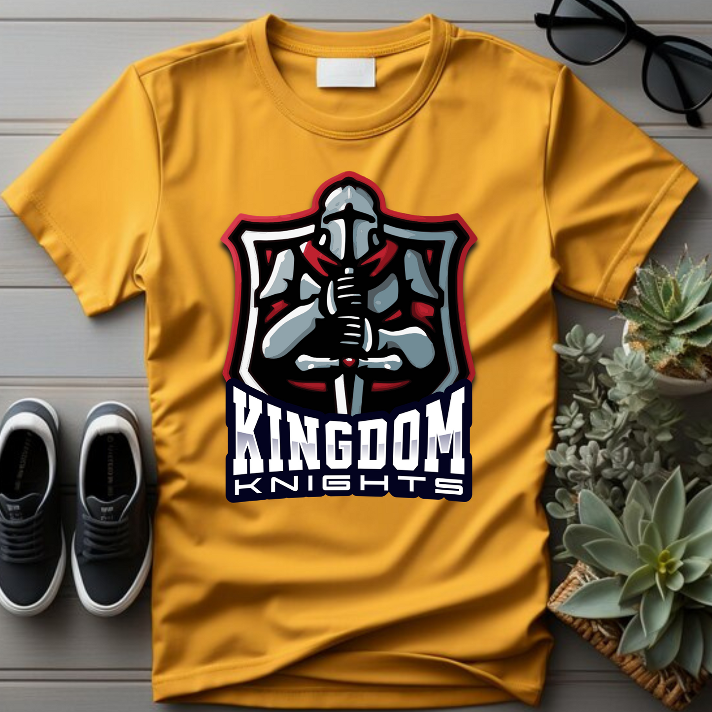 kingdom knights 2, Christian T-Shirt, Inspiration Apparel