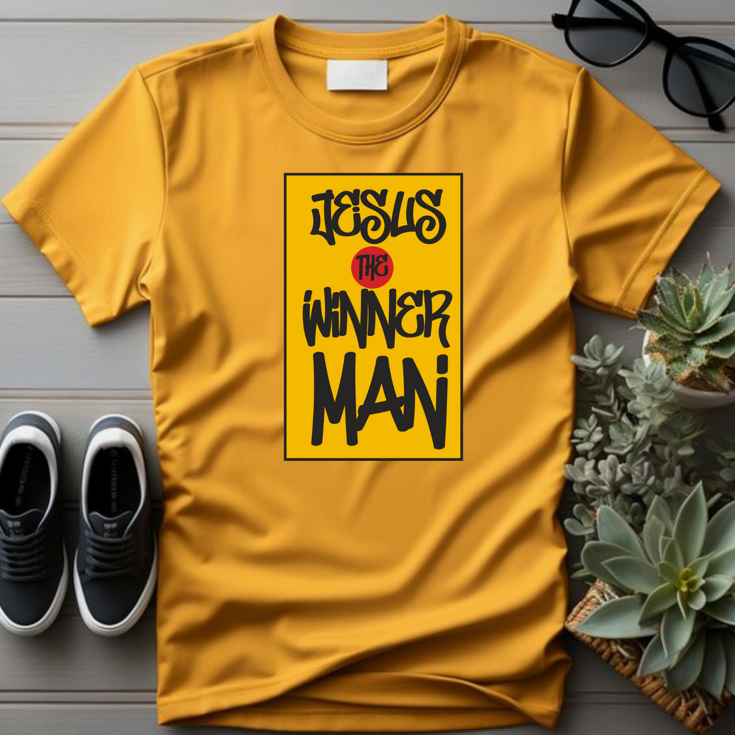 Winner Man Christian T-Shirt - Victory Faith Apparel