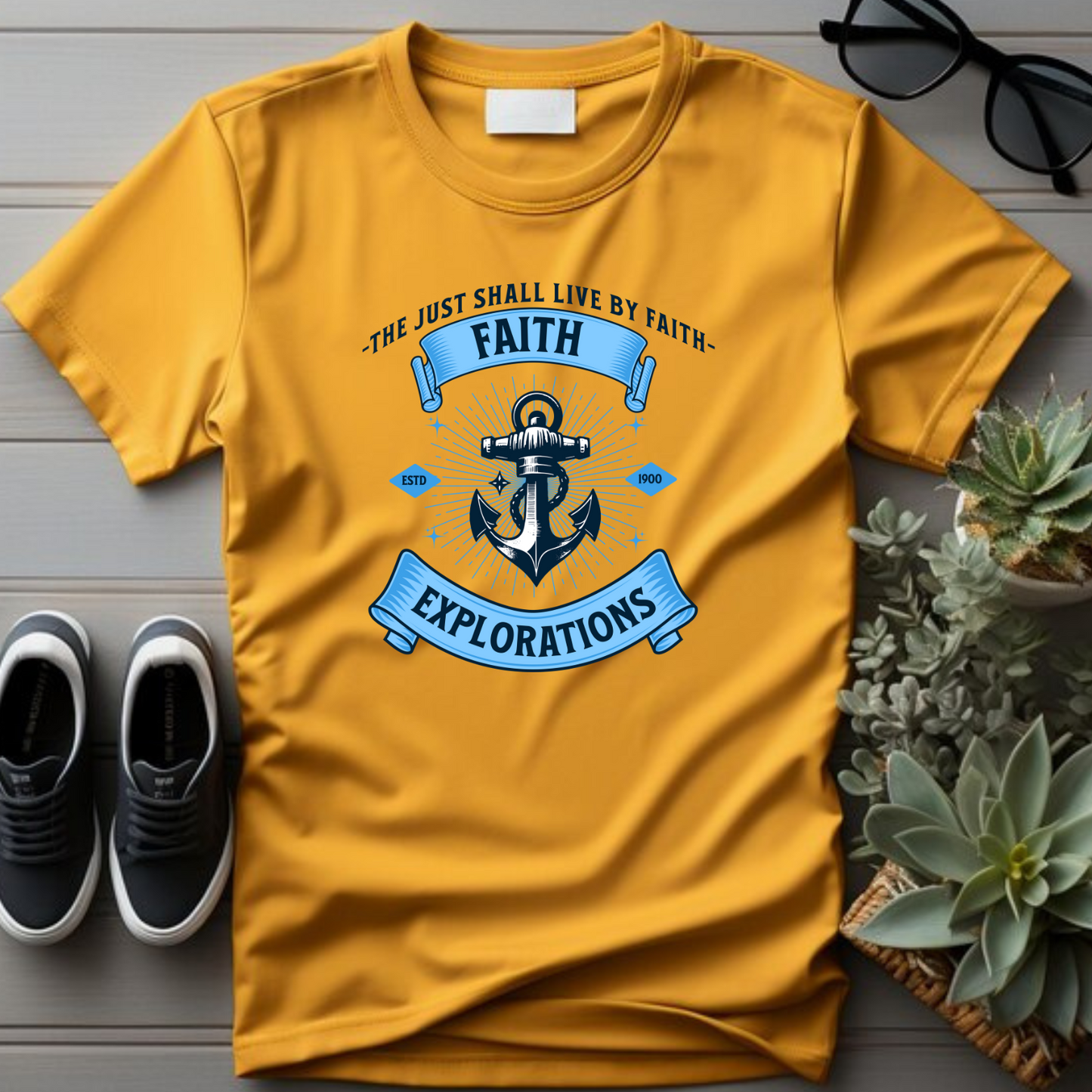 Faith Exploration - Journey Christian T-Shirt for Spiritual Growth