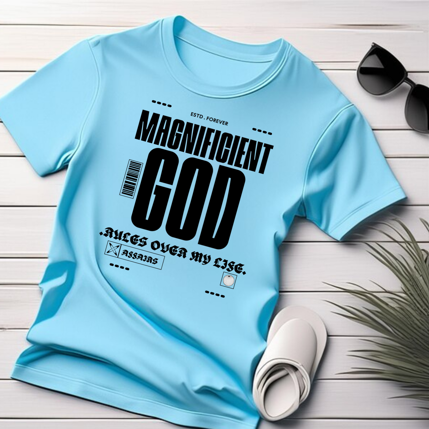 Magnificent - Christian T-Shirt, Inspirational Apparel