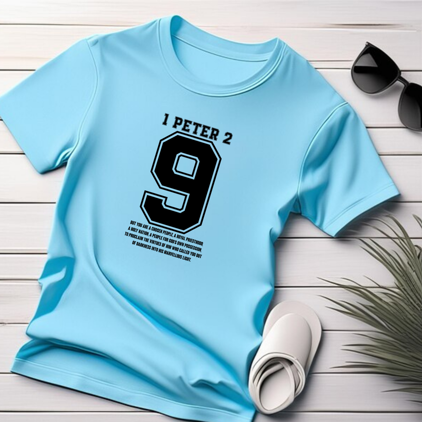1 Peter 2:9 Christian T-Shirt - Chosen People Biblical Apparel