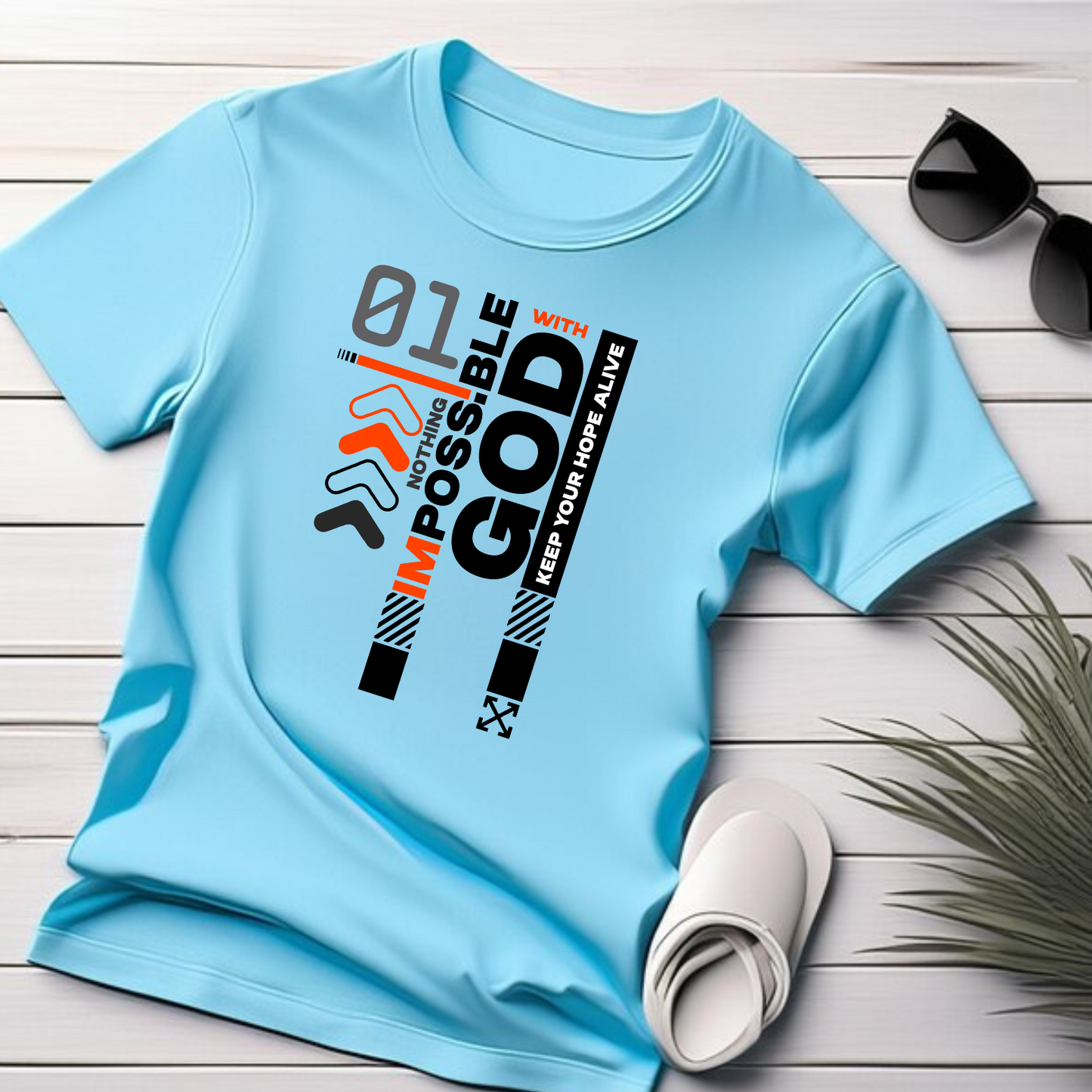 All Things Possible Christian T-Shirt - Faith Inspiration Apparel